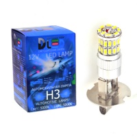 Автомобильная светодиодная лампа DLED H3 - 36 SMD3014 + Стабилизатор (2шт.)