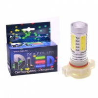 Светодиодная автомобильная лампа DLED H16 - 11W + Линза CREE (2шт.)