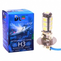 Светодиодная автомобильная лампа DLED H3 - 9 SMD 5050 Black (2шт.)